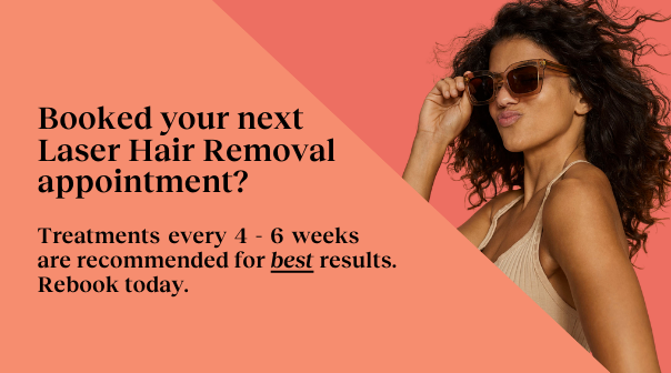 Book your Laser Hair Removal now for Summer!